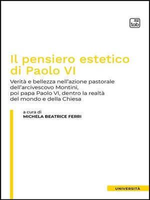 cover image of Il pensiero estetico di Paolo VI